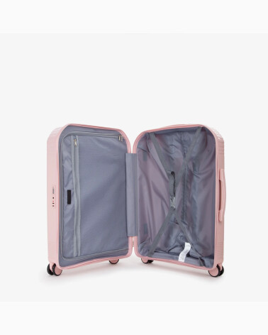 Mario Valentino hard-shell suitcase wheels