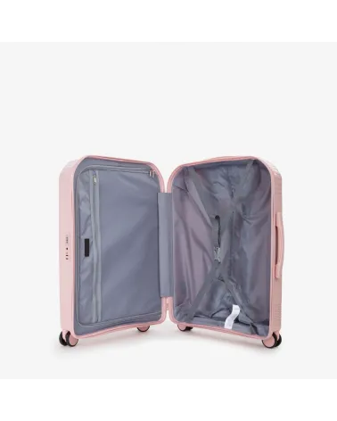 Mario Valentino hard-shell suitcase wheels