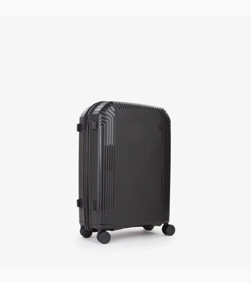 Mario Valentino hard-shell suitcase wheels