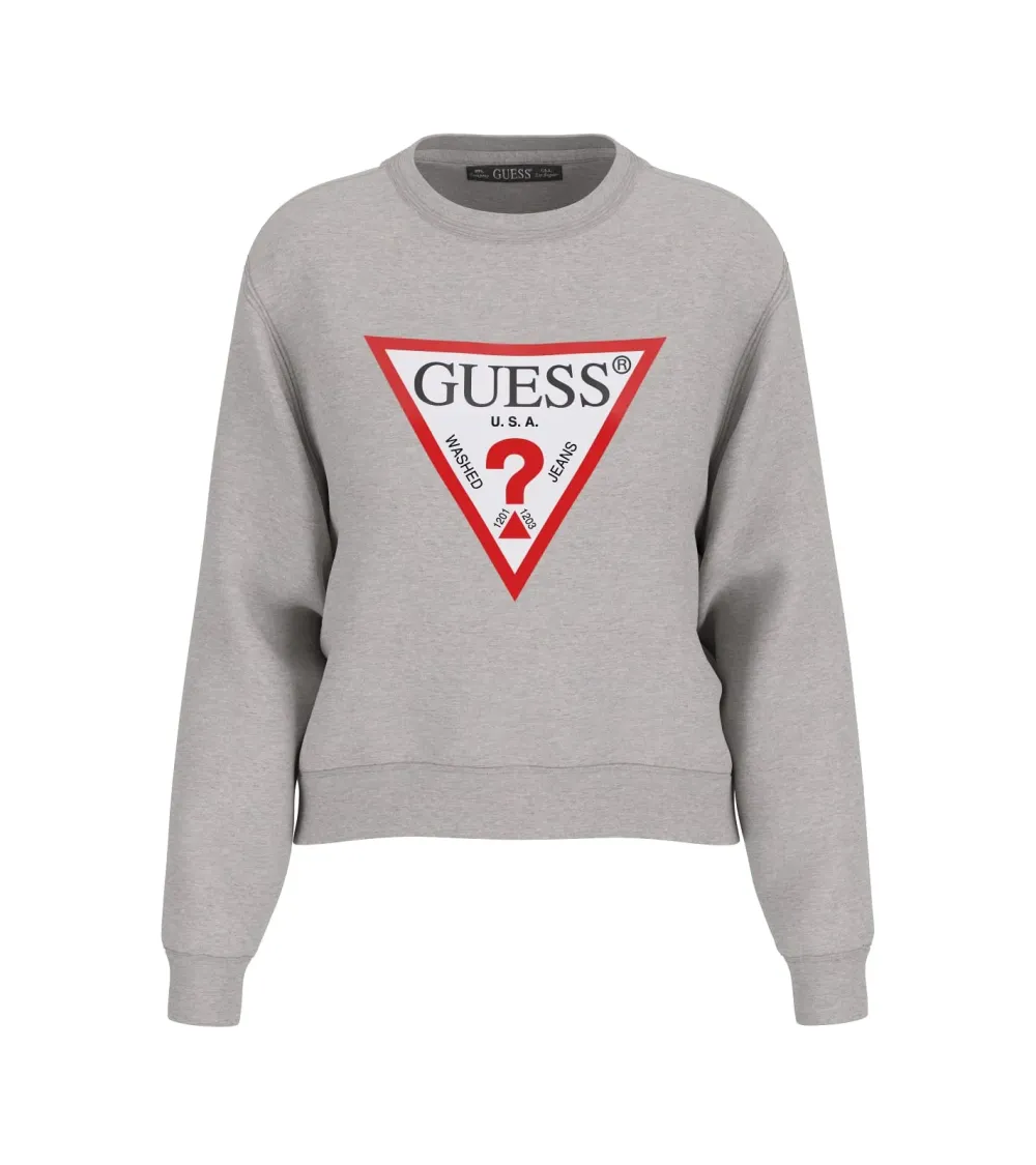 Guess crewneck sweatshirt with central logo