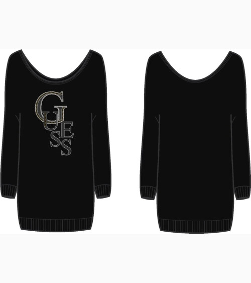 Guess maglia logo e strass