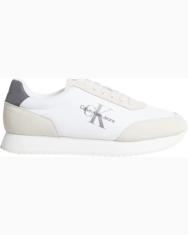 Calvin Klein Jeans niedrige Leder- und Wildledersneakers