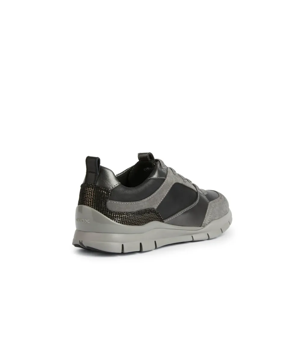 Geox zapatillas altas de material mixto