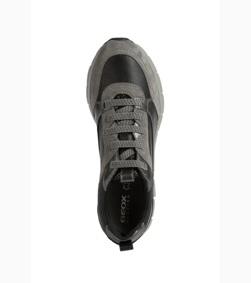 Geox baskets hautes en matériau mixte