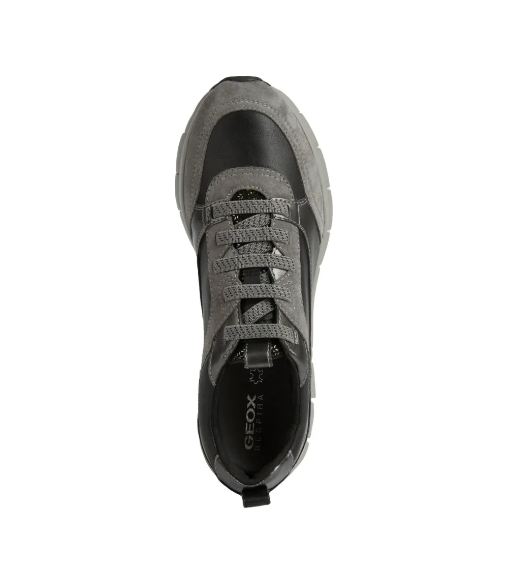 Geox zapatillas altas de material mixto