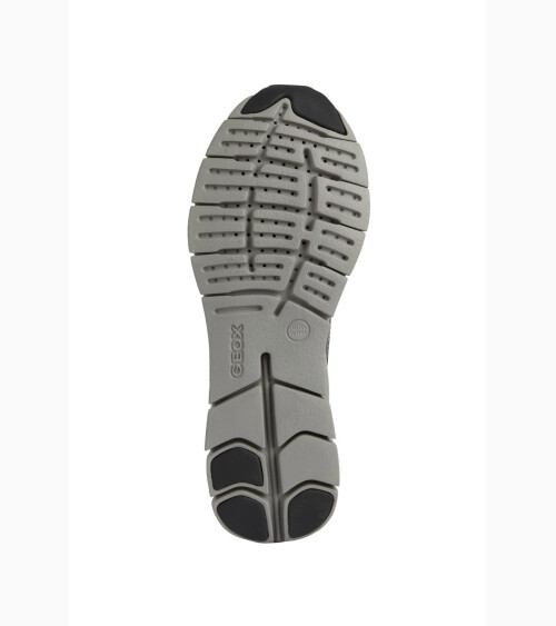 Geox sneakers alte con tomaia in materiale misto