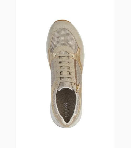 Geox zapatillas con cordones y cremallera