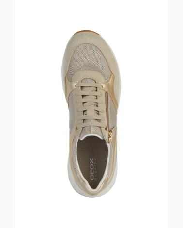 Geox sneakers con lacci e zip