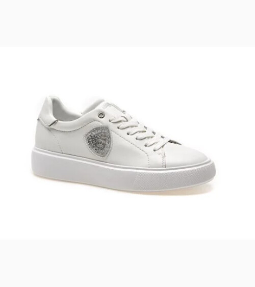 Blauer low sneakers with logo and thick sole