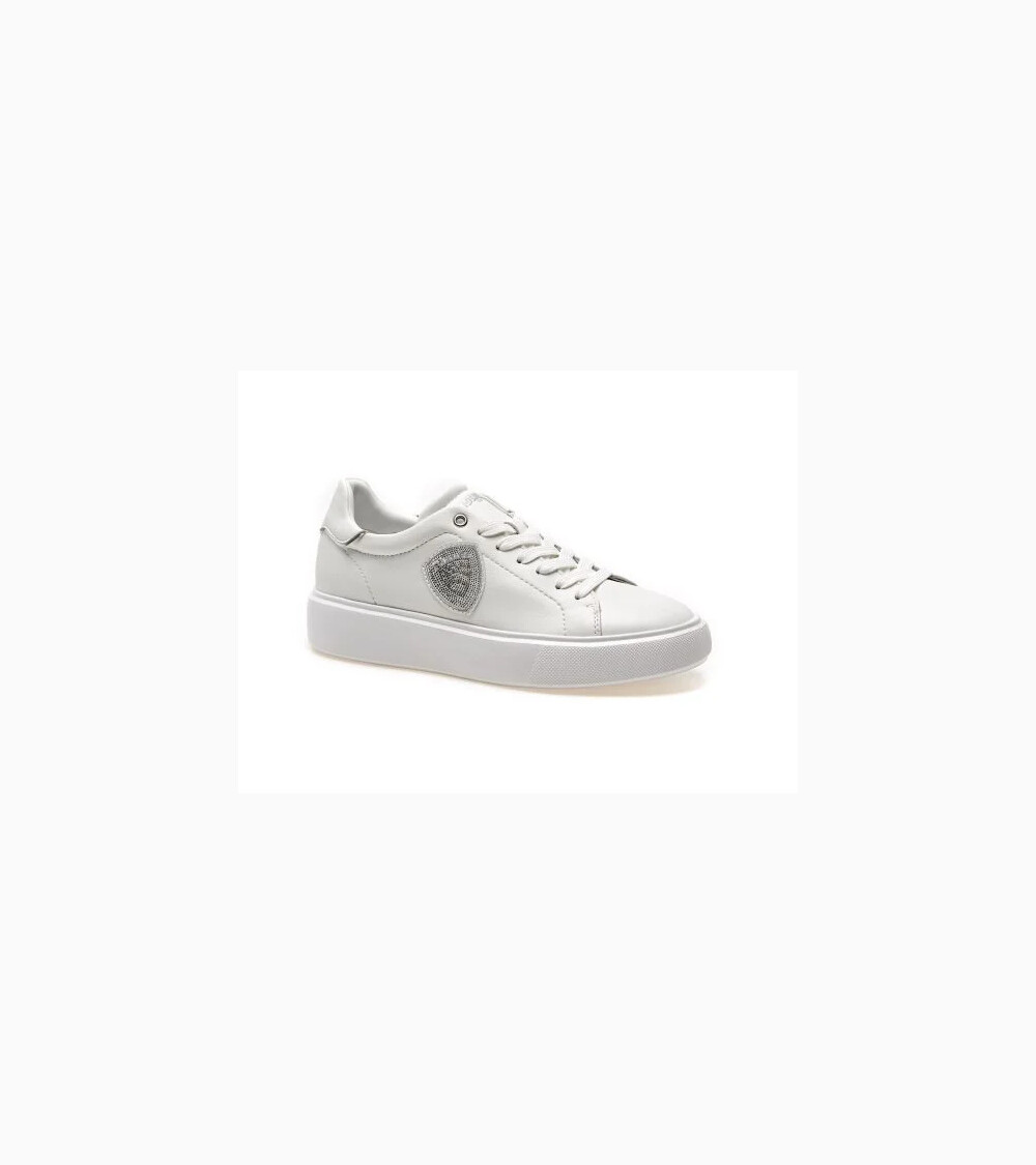 Blauer sneakers basse con logo e suola spessa