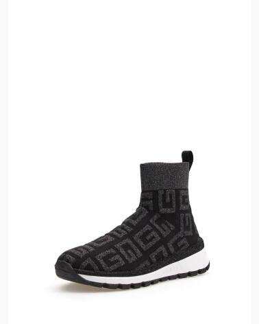 Guess zapatillas altas slip-on de tela