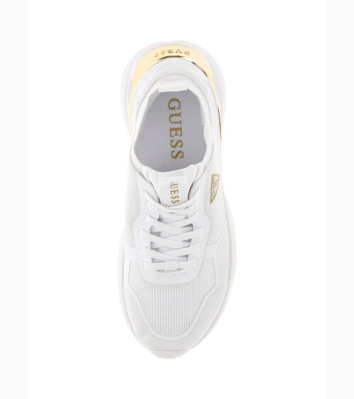 Zapatillas altas Guess de tela con cordones