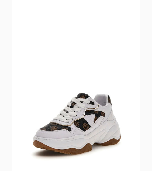 Guess high-top sneakers with fabric upper