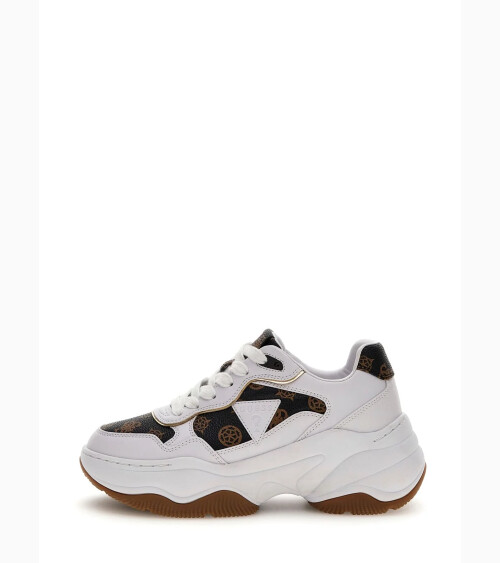 Guess zapatillas altas con parte superior de tejido