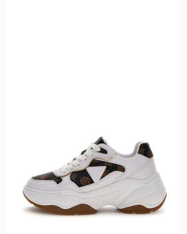 Guess sneakers alte con tomaia in tessuto