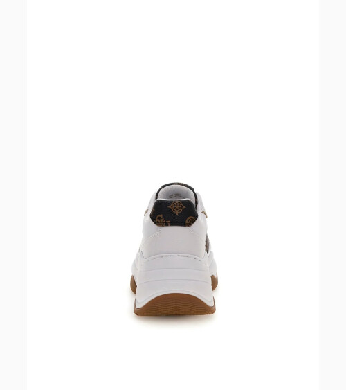 Guess zapatillas altas con parte superior de tejido