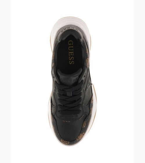 Guess zapatillas altas con motivo logotipado