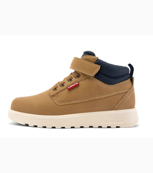 Levi's high-top sneakers with hook and loop and laces