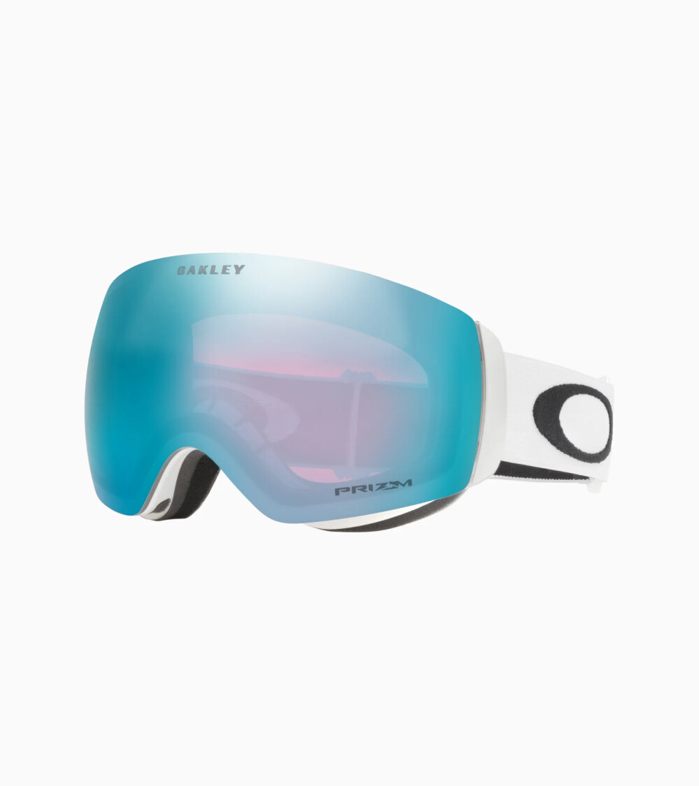 Oakley Flight Deck ski goggles with mirrored lens