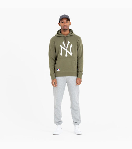 New Era felpa cappuccio logo New York Yankees