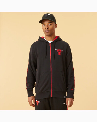 New Era felpa con cappuccio e zip