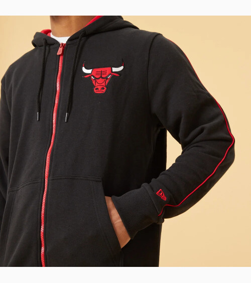 New Era felpa con cappuccio e zip