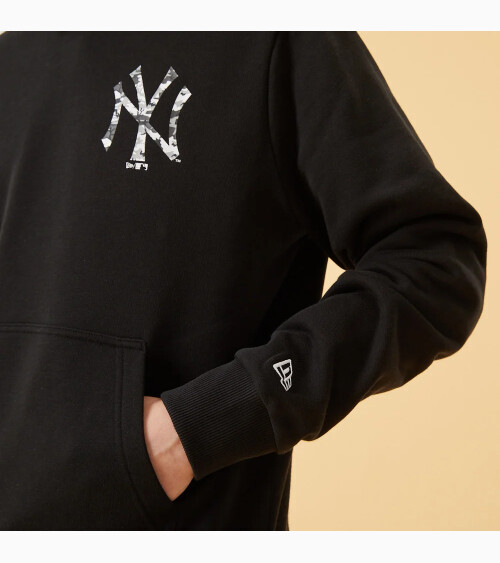 New Era hoodie with logo on the back