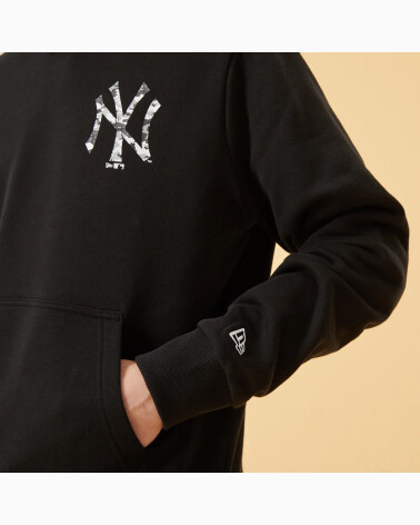 New Era hoodie with logo on the back