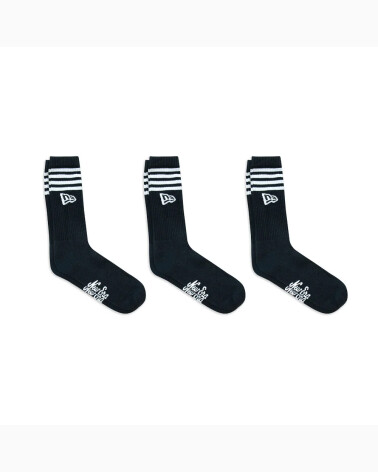 New Era Stripes Crew Socks 3 Pack