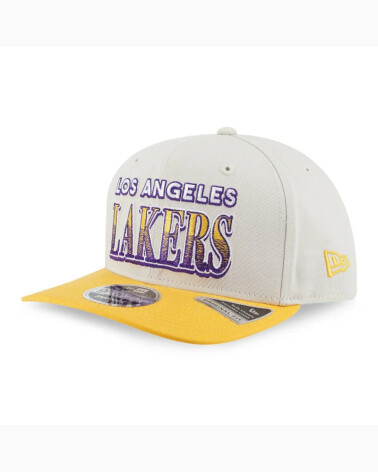 New Era Flat-Visor-Cap Los Angeles Lakers