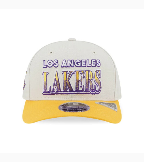 New Era Flat-Visor-Cap Los Angeles Lakers
