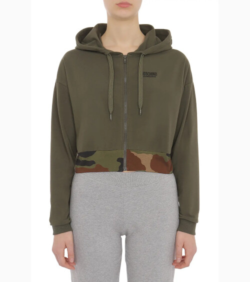 Moschino Kapuzenjacke Reißverschluss