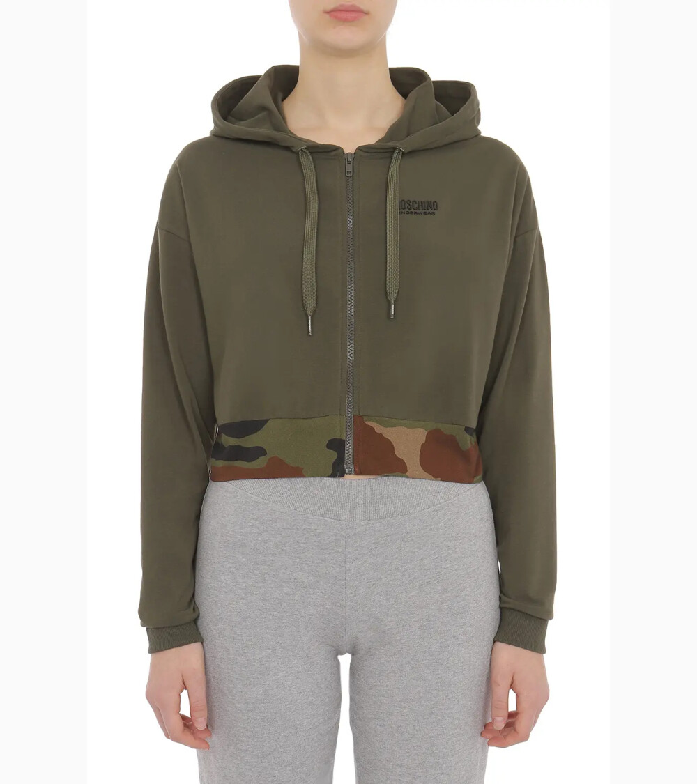 Moschino zip-up hoodie