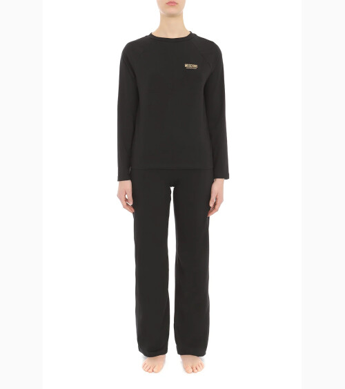Moschino pigiama maglia maniche lunghe e pantaloni