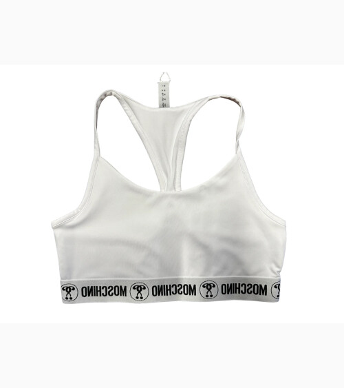 Moschino reggiseno fascia elastica logo