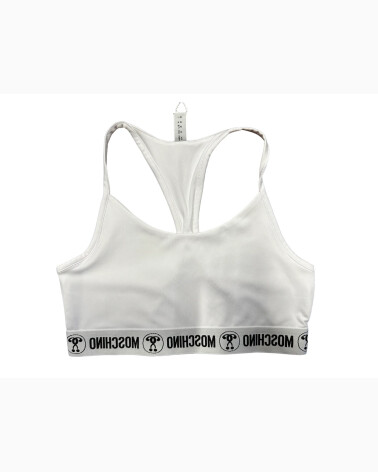 Moschino reggiseno fascia elastica logo