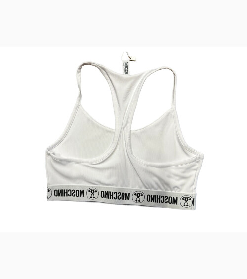 Moschino reggiseno fascia elastica logo