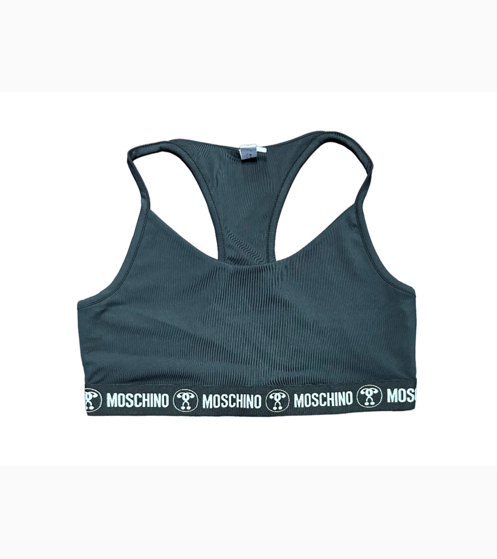 Moschino sujetador banda elástica logo
