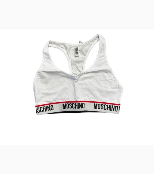 Moschino logo band bra
