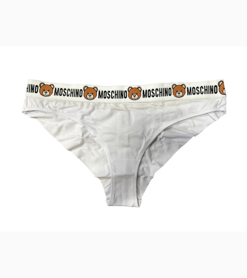Moschino culottes con elástico logo y oso