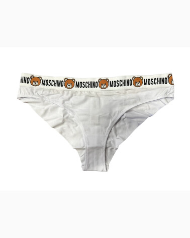 Moschino Culotte mit logoelastischem Bund und Bärenmotiv