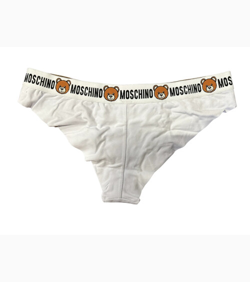 Moschino culotte con elastico logato e orsetto