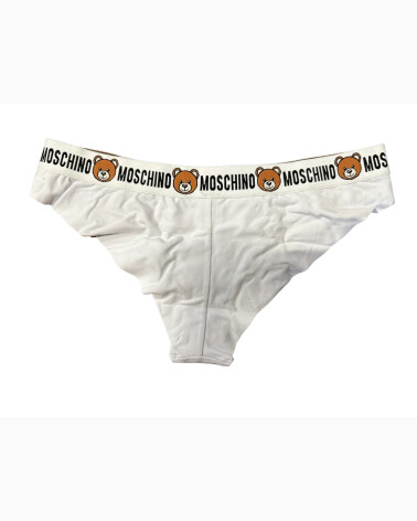 Moschino culotte con elastico logato e orsetto