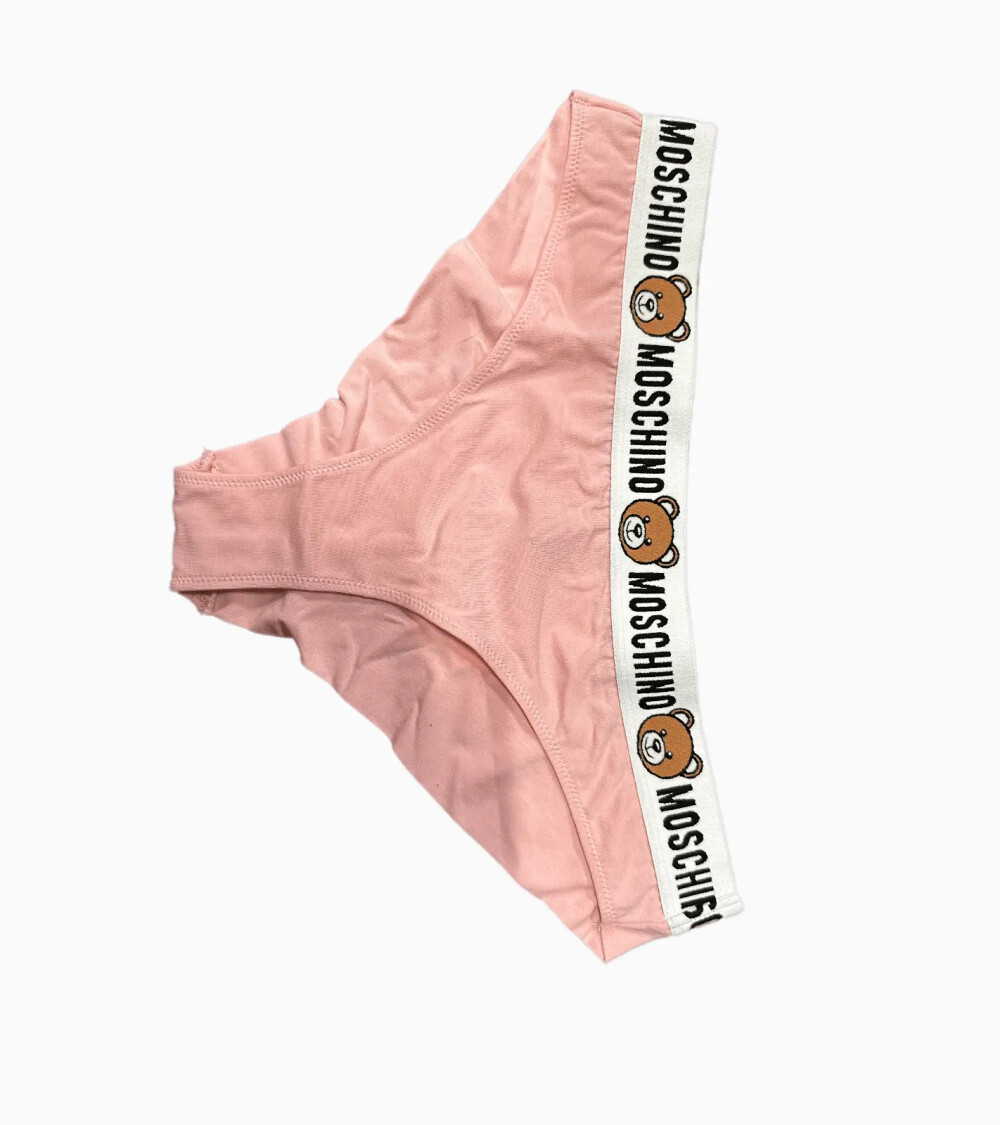 Moschino culotte con elastico logato e orsetto