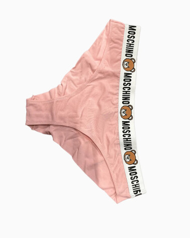 Moschino culotte con elastico logato e orsetto