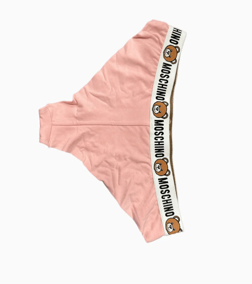 Moschino culotte con elastico logato e orsetto
