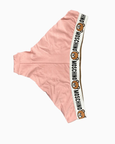 Moschino culotte con elastico logato e orsetto