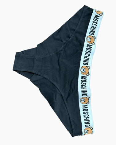 Moschino culottes avec élastique logo et ours