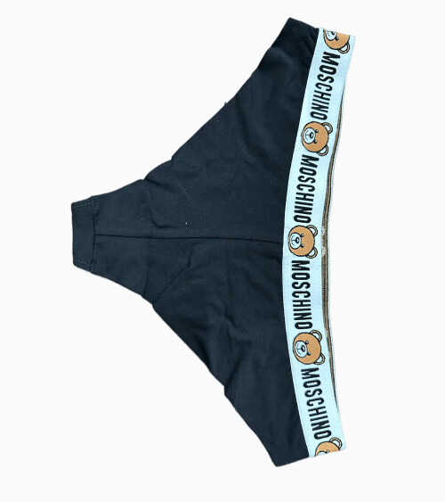 Moschino culotte con elastico logato e orsetto