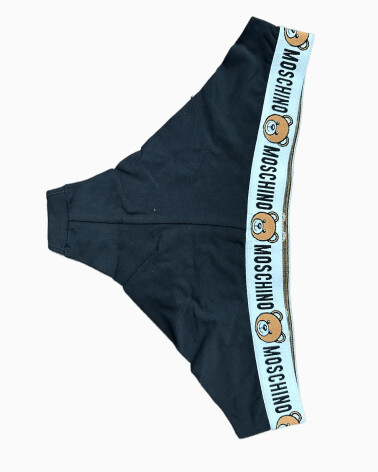 Moschino culottes con elástico logo y oso